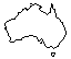 Australia outline map