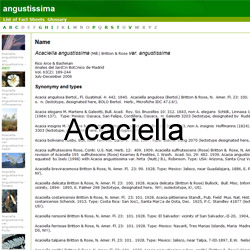 Acaciella Factsheets