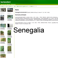 Senegalia Factsheets