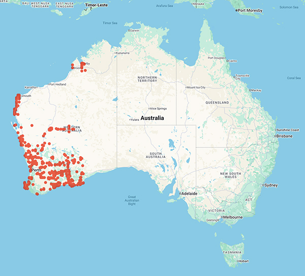 collecting locality map for 'XXXX'
