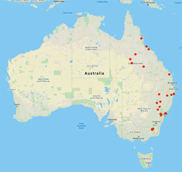 collecting locality map for 'Helms, S.'