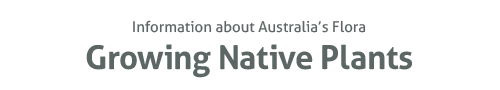 Growing Native Plants - information about Australia's flora
