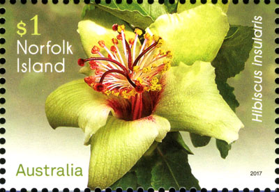 Stamp: Hibiscus insularis 2017