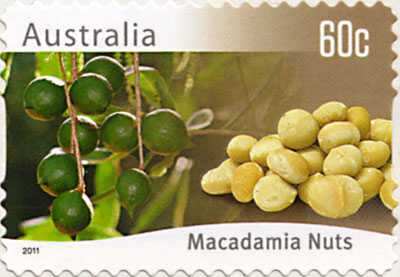 stamp Macadamia tetraphylla 2011