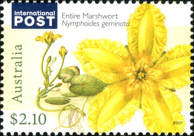 Stamp: Nymphoides geminata